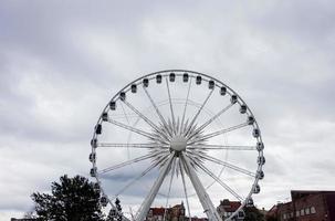 Ferris wheel in city photo