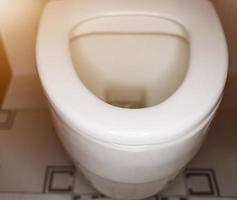 White toilet bowl photo