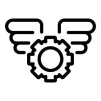 Technical problem icon, outline style vector