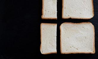 Fresh bread slices photo