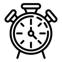 Time stopwatch icon, outline style vector