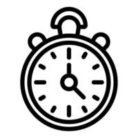 Problem stopwatch icon, outline style vector