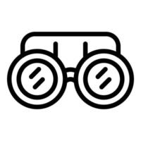 Job vision icon, outline style vector