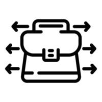 Manager opportunity icon, outline style vector