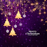 Merry Christmas festival celebration modern background design vector