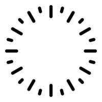 Firework night icon, outline style vector
