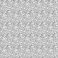 Abstract geometric line seamless pattern graphic stripes maze drawing background. Modern black and white design for textile, wallpaper, clothing, backdrop, tile, wrapping, fabric, art print. Vector