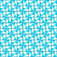 Patrón transparente de flor azul brillante sobre fondo blanco. patrones sin fisuras de tela de línea de flora geométrica. diseño para textiles, papel pintado, ropa, telón de fondo. estilo retro moderno del arte de la ilustración del vector. vector