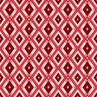 Geometric dark red diamond triangle shape seamless pattern on light pink background. Ornate ethnic line fabric seamless patterns vector modern retro design for textile, wallpaper, clothing, backdrop.