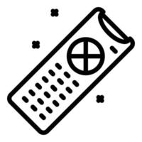 Remote control icon, outline style vector