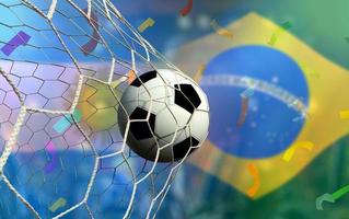 competición de copa de fútbol entre la nacional argentina y la nacional de brasil. foto
