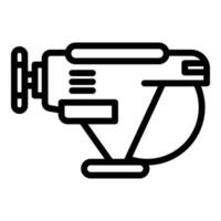 Carrier bathyscaphe icon, outline style vector