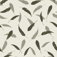 cute feathers seamless pattern for textile design vector