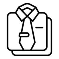 Sewed suit icon, outline style vector