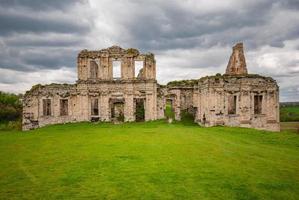 Ruins view of the Skala-Podilsky castle, Ternopil region. Ukraine photo