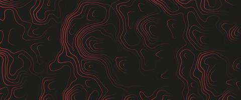 Topographic map. Abstract background with lines and circles. Red mountain contour lines. Topographic terrain. Red, yellow background with space grid Topographic background. photo