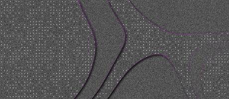 Luxury elegant background with glitters element and dots particle on dark black surface. Abstract realistic papercut decoration textured with wavy layers and halftone effect pattern. photo