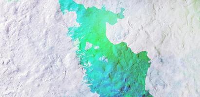 fondo abstracto pintado de verde, azul y blanco. pintura de arte y crear papel tapiz de color en estilo acíclico. foto