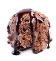 Chocolate ice cream photo