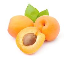 Sweet apricots fruits photo