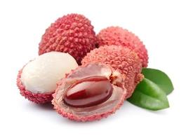 Sweet lychees fruits photo