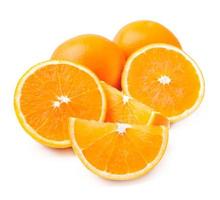 Slices of orange fruits photo