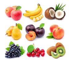 collage de frutas foto