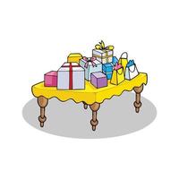 caja de regalo para celebración pro vector