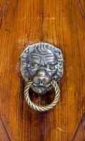 Door knob closeup photo