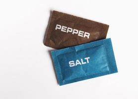 single dose salt and pepper sachet photo