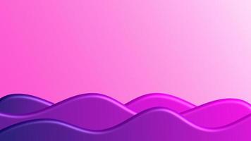 Abstract background wavy 3d gradient pink simple modern elegant photo