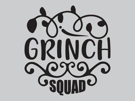 archivo de diseño de camiseta grinch vector