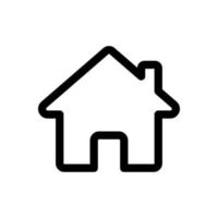 Home line icon vector. vector