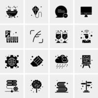 16 Universal Business Icons Vector Creative Icon Illustration to use in web and Mobile Related project