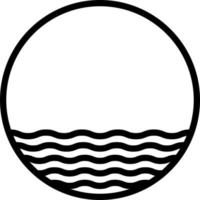 line icon for minimum vector