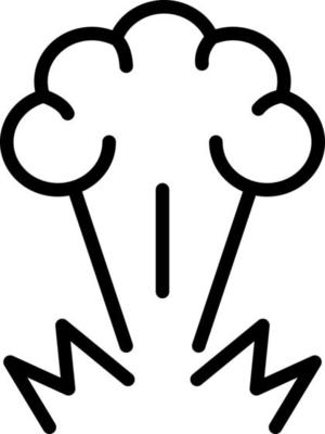 line icon for explosion