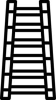 line icon for ladder vector