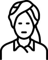 line icon for singh vector