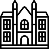 line icon for cambridge vector