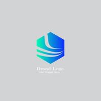 logotipos abstractos bellamente diseñados de grandes marcas vector