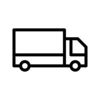 delivery truck vector illustration on a background.Premium quality symbols.vector icons for concept and graphic design.