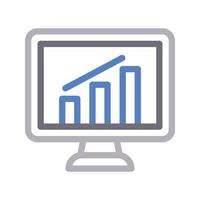 growth chart vector illustration on a background.Premium quality symbols.vector icons for concept and graphic design.