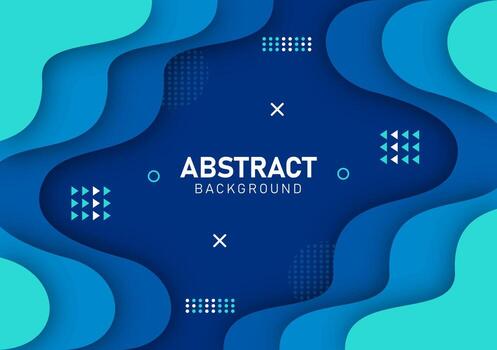 Colorful liquid and geometric background with fluid gradient shapes vector