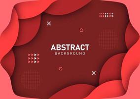 Colorful liquid and geometric background with fluid gradient shapes vector