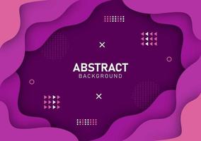 Colorful liquid and geometric background with fluid gradient shapes vector