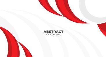 Abstract red and white background vector