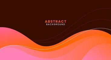 Vector gradient abstract wave background