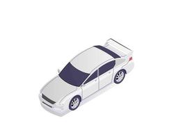 3d isometric style car vector illustration.  Vector Isometric Illustration Suitable for Diagrams, Infographics, And Other Graphic assets