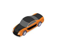 3d isometric style car vector illustration.  Vector Isometric Illustration Suitable for Diagrams, Infographics, And Other Graphic assets