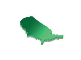 Isometric 3D vector illustration of the australia continent of the american isolated  on white background. Vector Isometric Illustration Suitable for Diagrams, Infographics, And Other Graphic assets